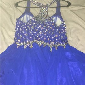 royal blue semi formal dress